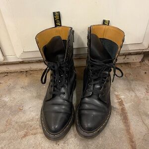 Black dr martens alix boots size 7